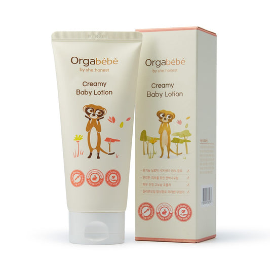 Orgabebe Creamy Lotion (180mL or 300mL)