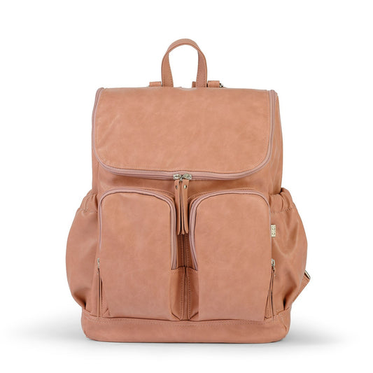 Signature Diaper Backpack - Dusty Rose Vegan Leather