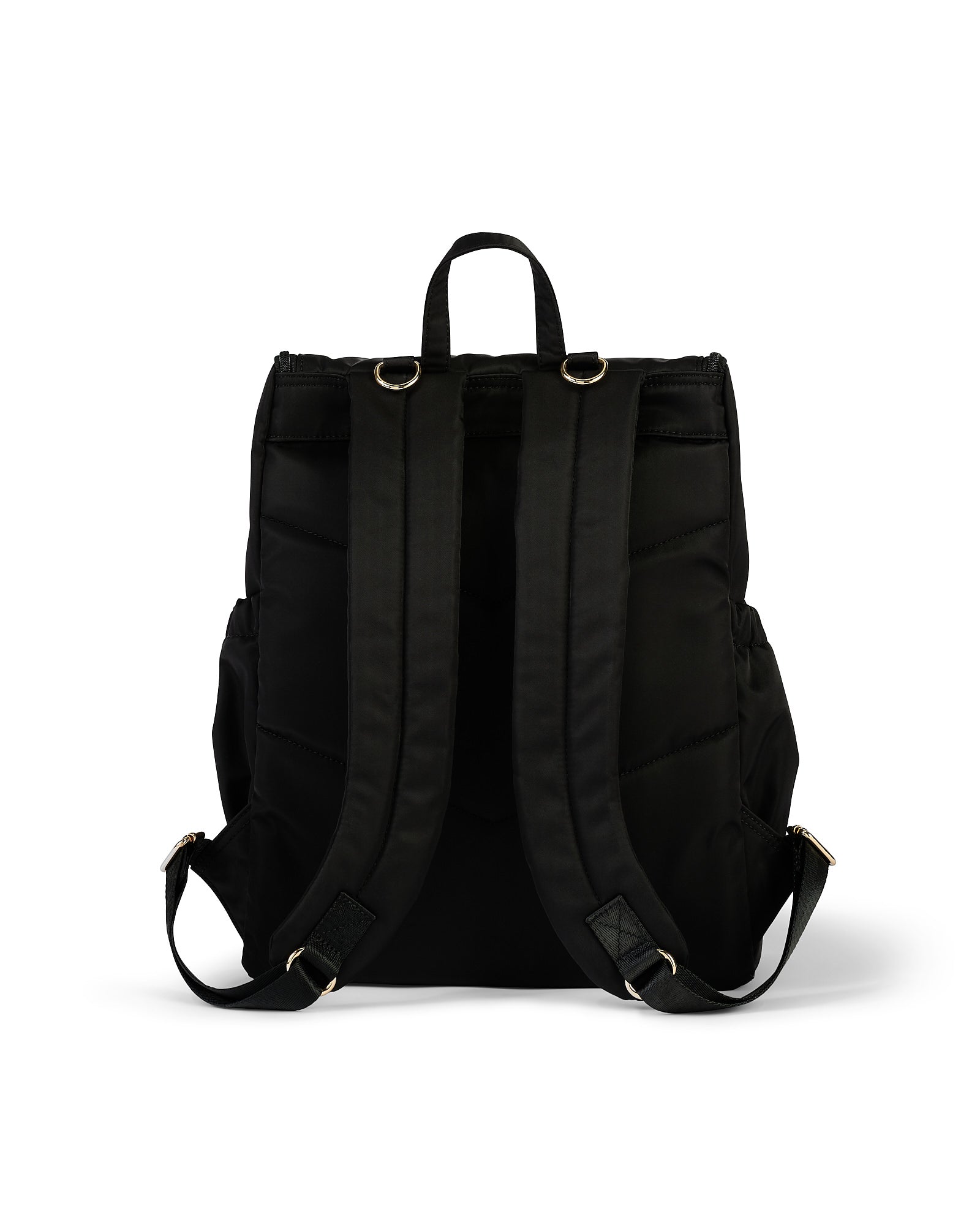 Black nylon 2024 diaper bag