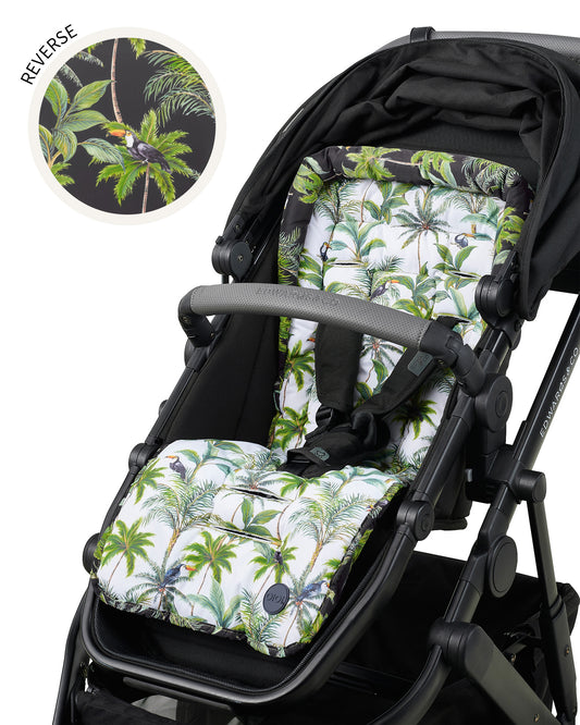 Reversible Stroller Liner - Tropical