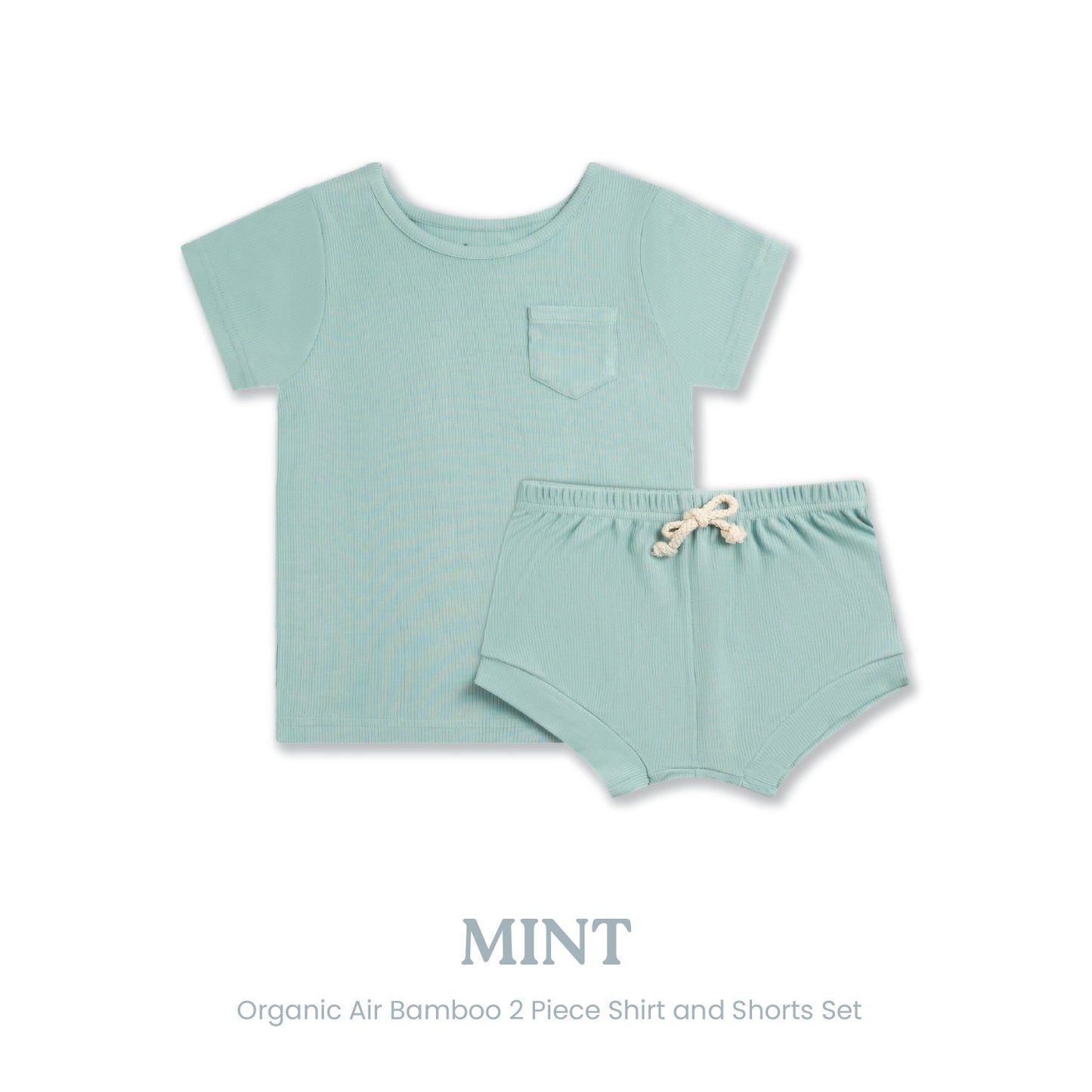 Organic Air Bamboo 2 Piece Shirt and Shorts Set