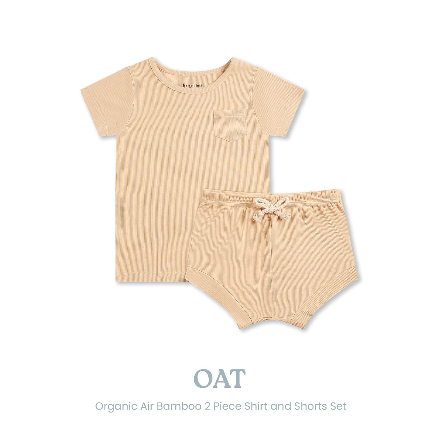 Organic Air Bamboo 2 Piece Shirt and Shorts Set