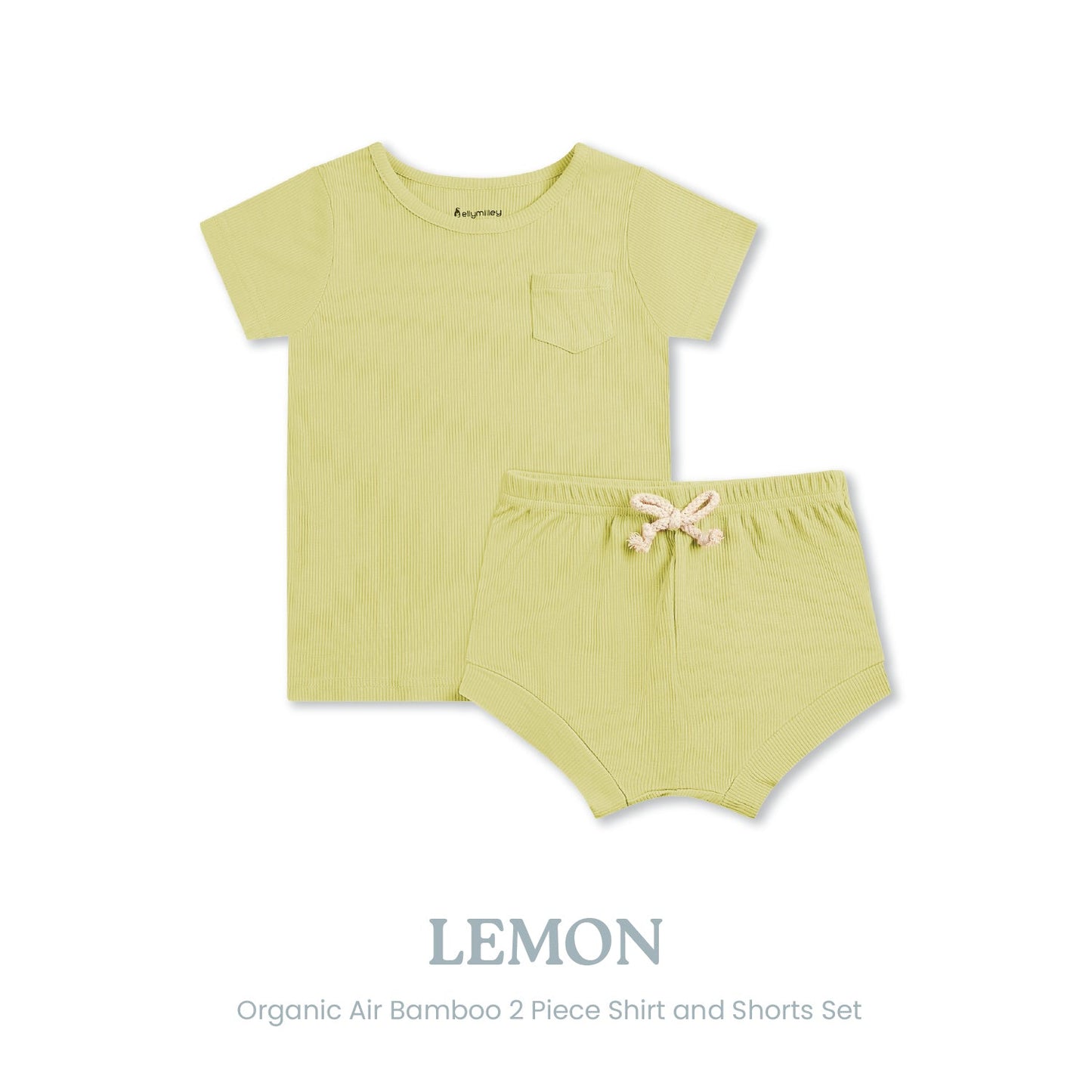 Organic Air Bamboo 2 Piece Shirt and Shorts Set