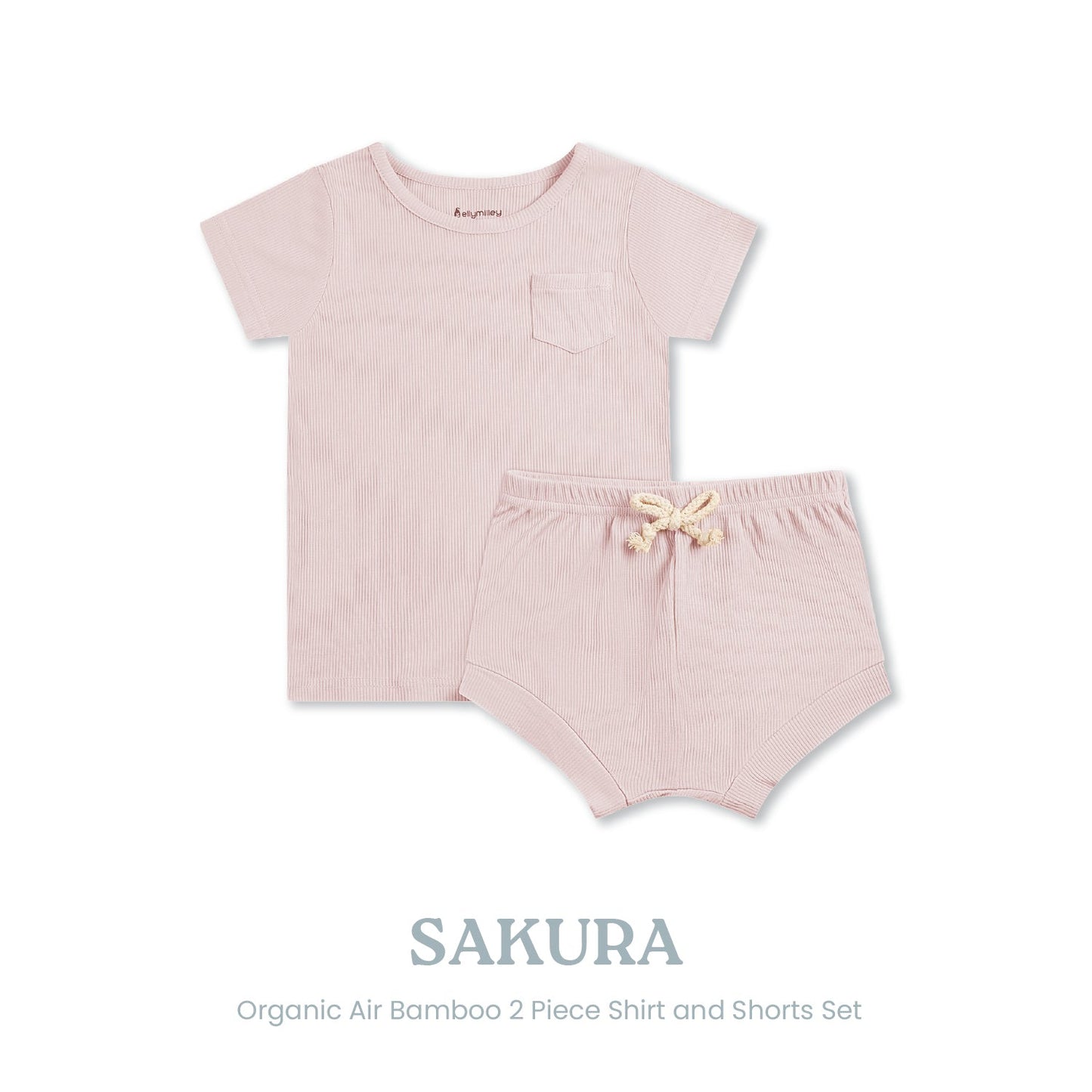 Organic Air Bamboo 2 Piece Shirt and Shorts Set