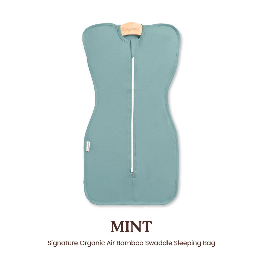 Signature Organic Air Bamboo Zip Baby Swaddle, Baby Sleeping Bag