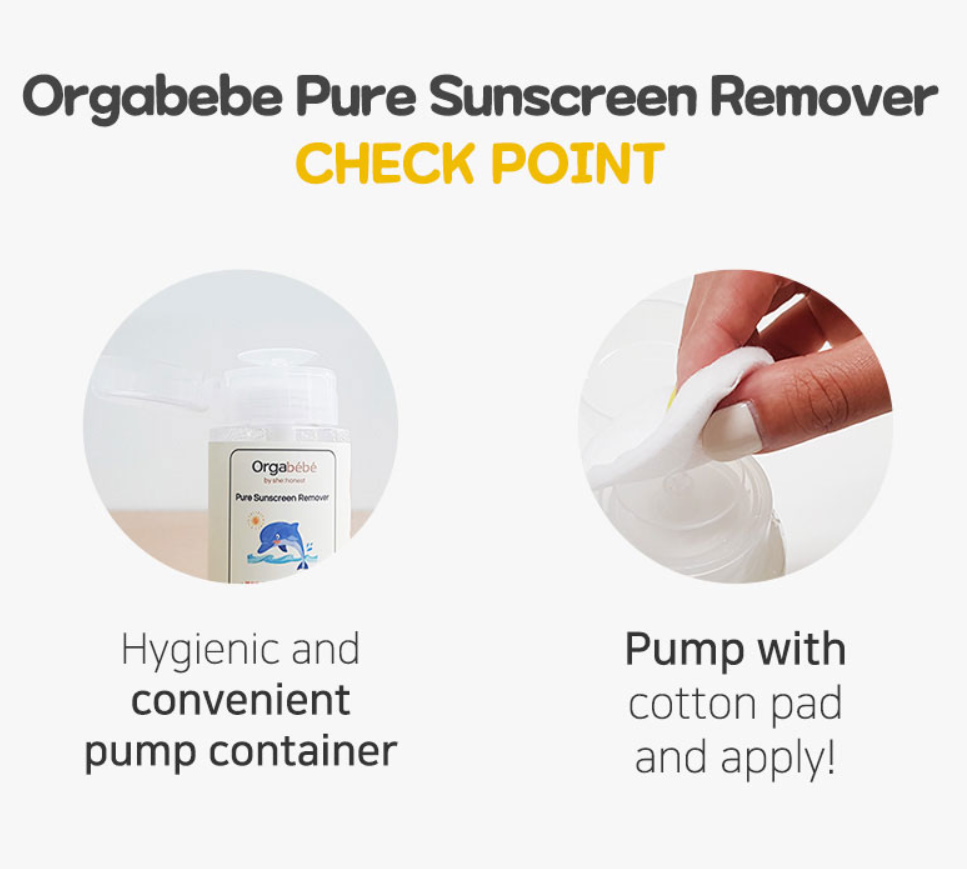 Orgabebe Pure Sunscreen Remover 150mL