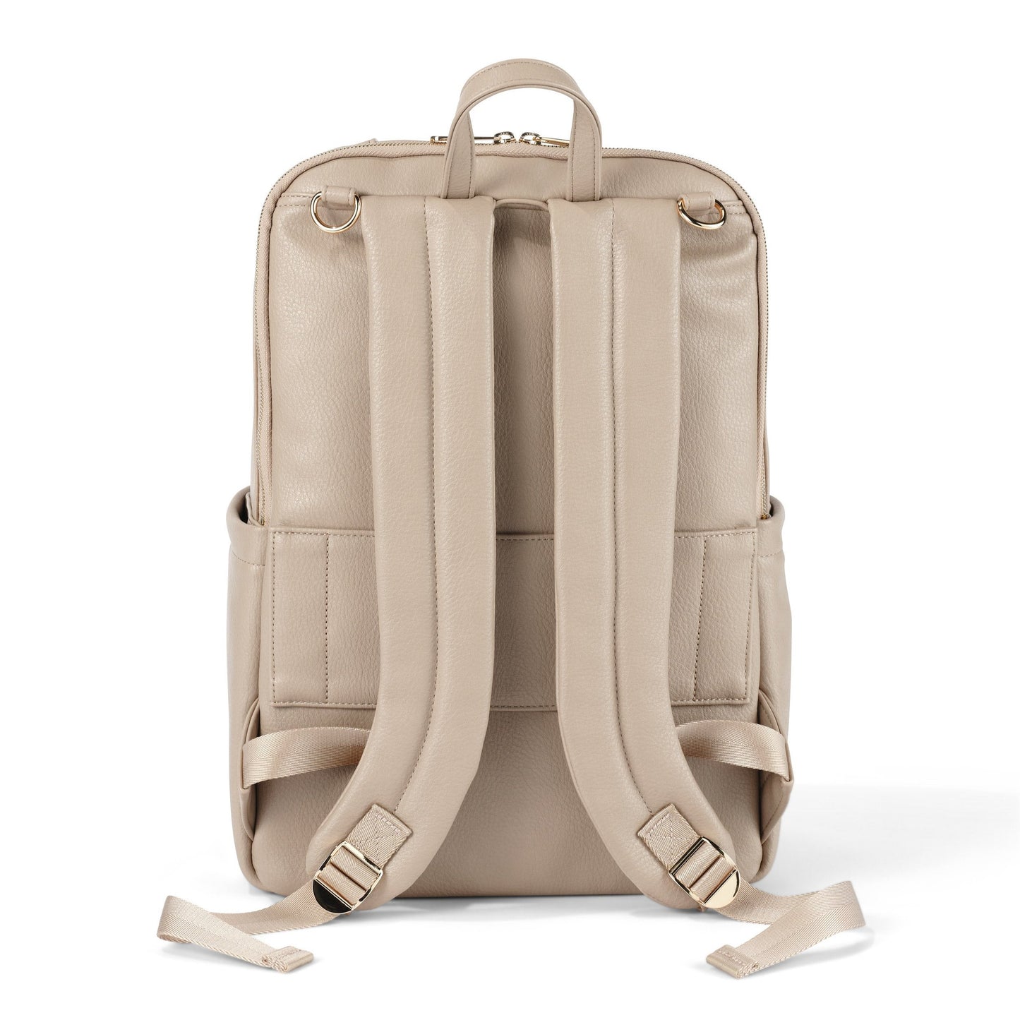 Multitasker Diaper Backpack - Oat Vegan Leather