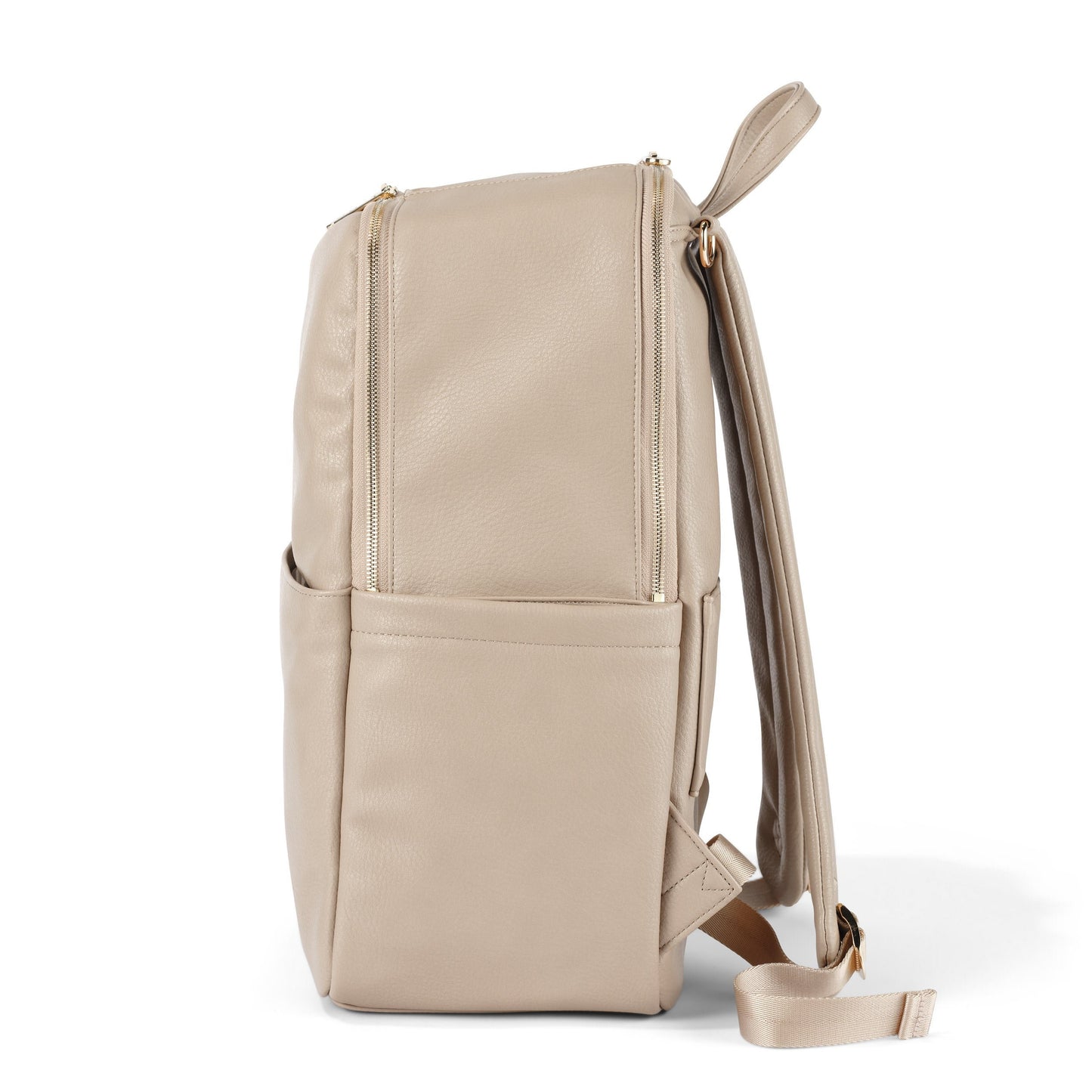 Multitasker Diaper Backpack - Oat Vegan Leather