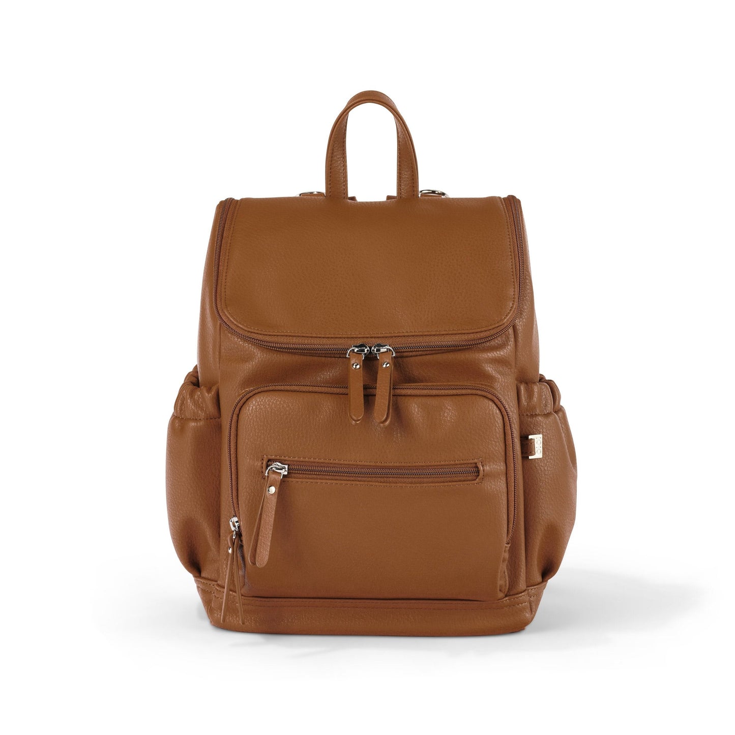 Mini Signature Backpack - Chestnut Brown Vegan Leather