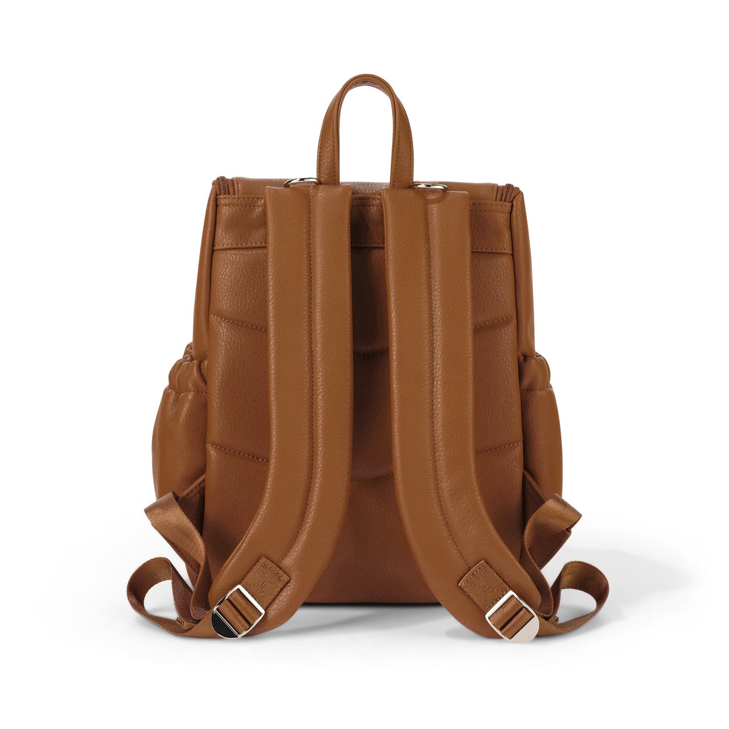 Mini Signature Backpack - Chestnut Brown Vegan Leather